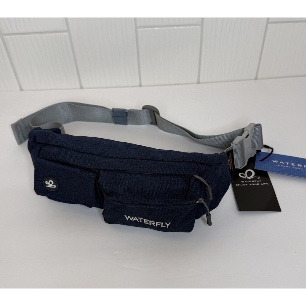 NEW Waterfly Fanny Pack Water Bottle Holder Running Hiking Crossbody Adj Waist